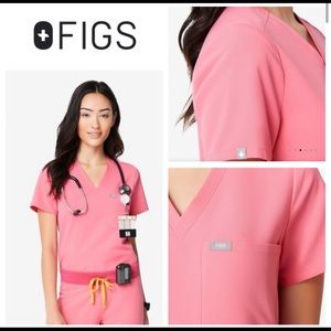 Figs Scrubs Top